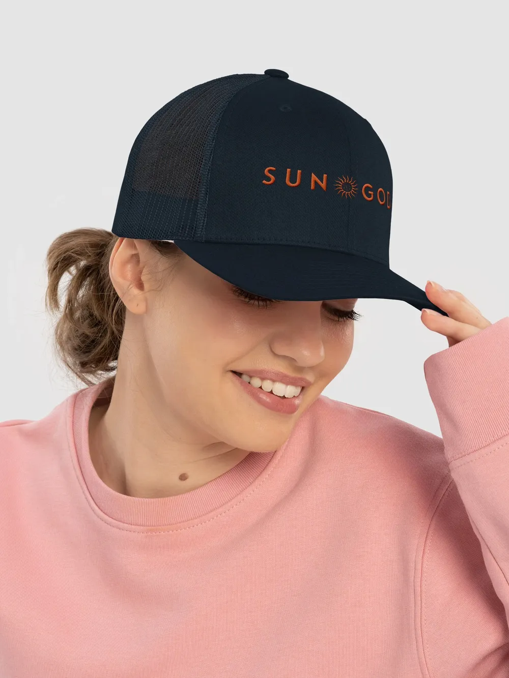 SunGod embroidered trucker cap